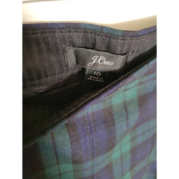 J. Crew Martie Black Watch Pants - Picture 6 of 7